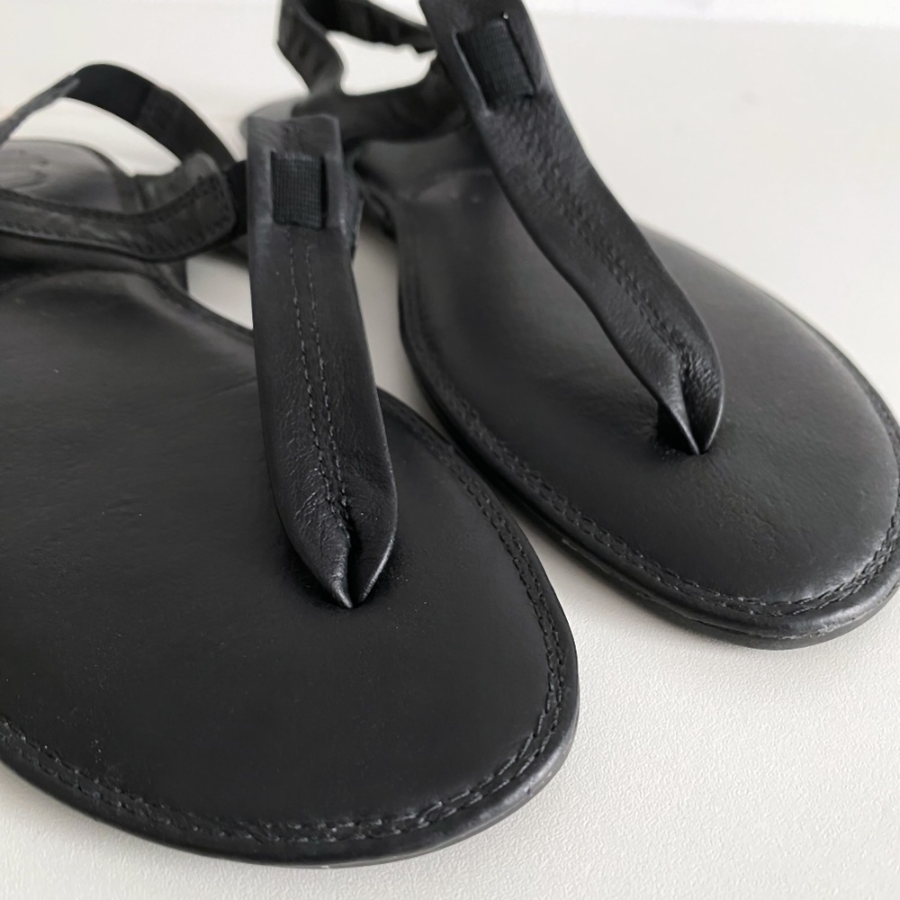 RARE ADIDAS SLVR Leather Barefoot Sandals